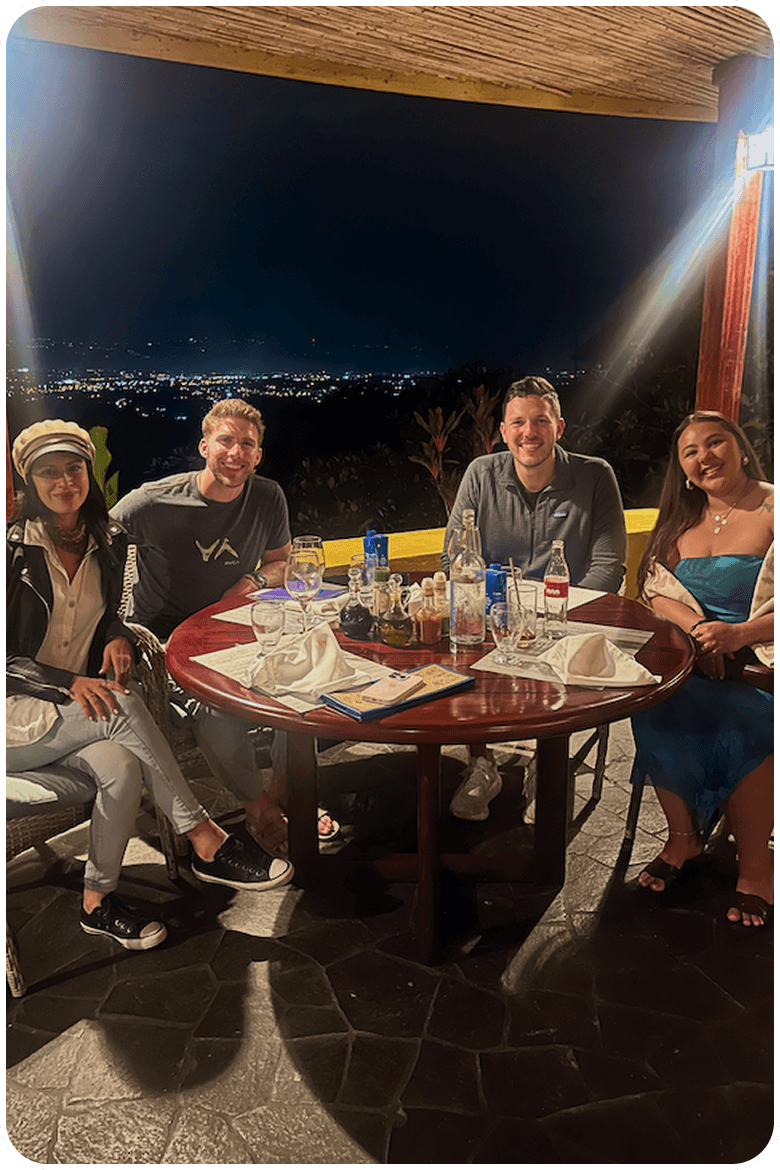Team dinner in Latin America